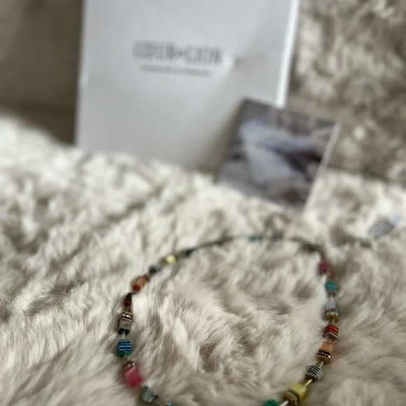 Vibrant Multicolor Cube Necklace - Picture 5 of 8